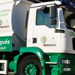 camion de livraison de granulés de bois ou pellets