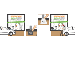 fonctionnement du distributeur automatique de granulés de bois