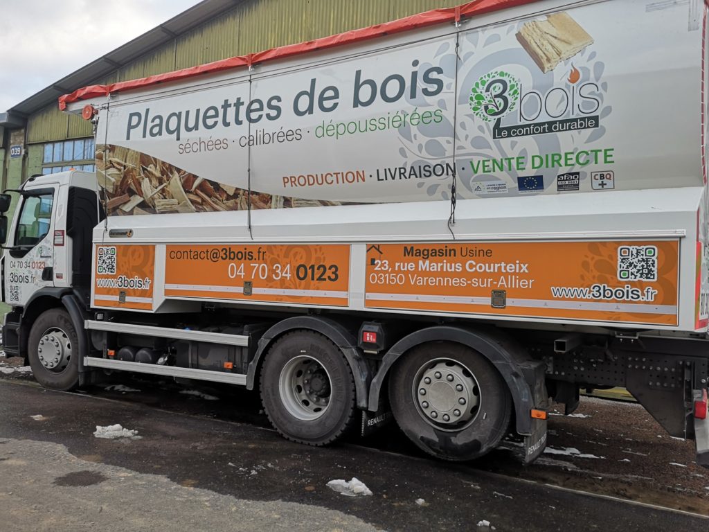 Camion plaquette eo2-bourbonnais