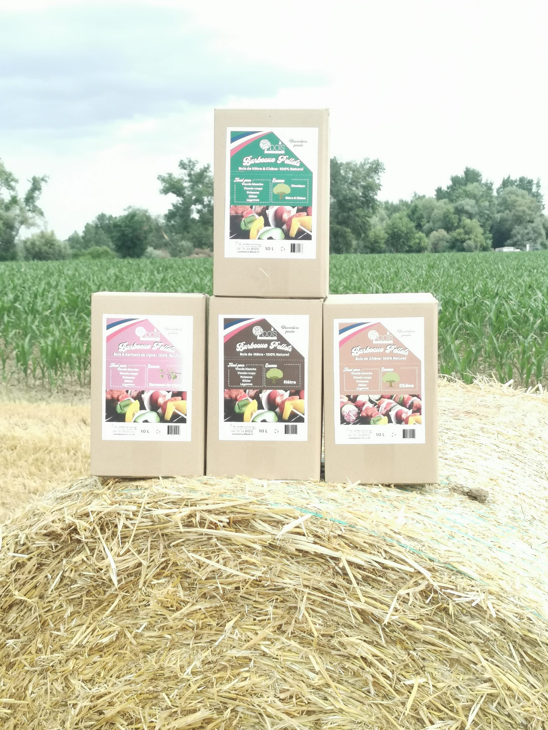 Granulés de bois pour barbecue